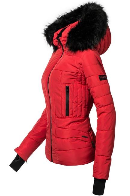 Navahoo Adele damen Winterjacke mit Kapuze, rot