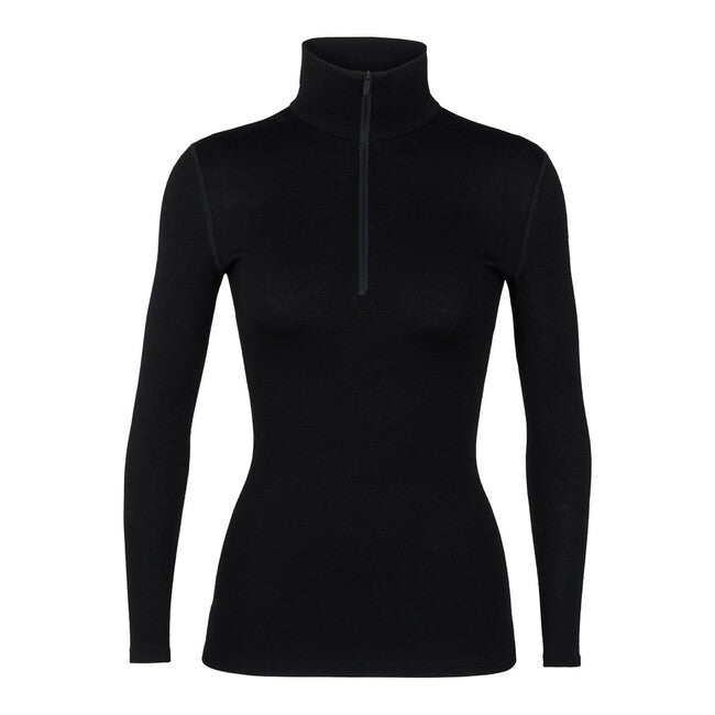 Icebreaker 260 Tech Zippered Thermal sweatshirt, schwarz