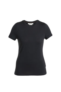 Icebreaker 150 Tech Lite III Merino Damen-T-Shirt mit kurzem Arm, schwarz
