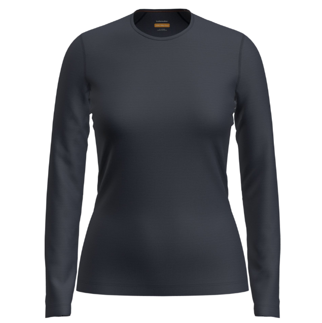 Icebreaker Oasis damen Langarm Thermo-T-shirt 200, dunkelblau