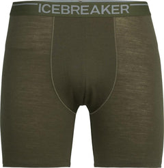 Icebreaker Anatomica men's lange boxershorts, grün