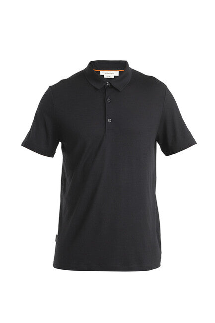Icebreaker 150 Tech Lite III herren merino kurzarm T-shirt, schwarz