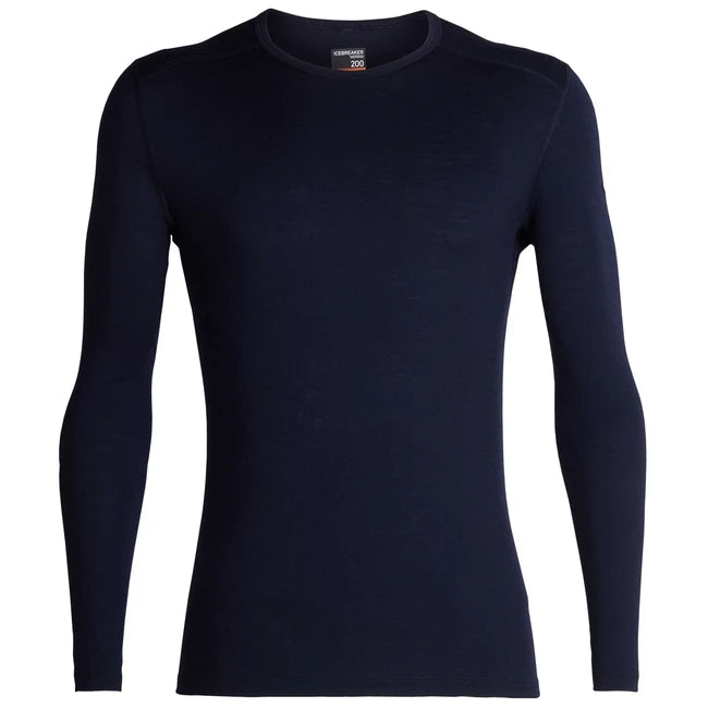 Icebreaker 200 Oasis thermо-langarm thermo-T-shirt herren, dunkelblau