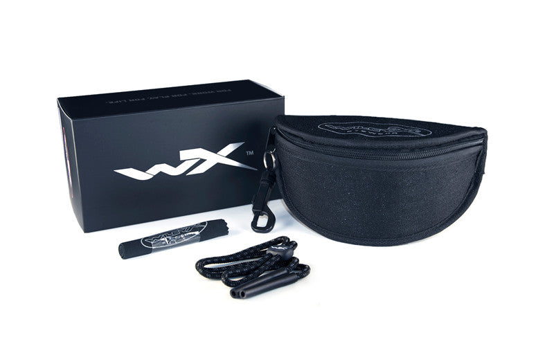 WILEY X VAPOR 2.5 Brille mit austauschbaren Gläsern, schwarz