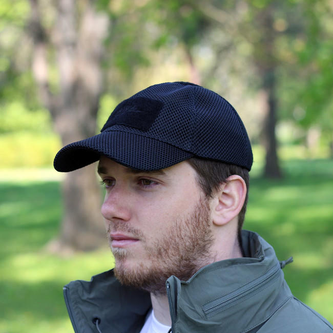 Helikon Mesh taktisches Baseballcap Netz, schwarz