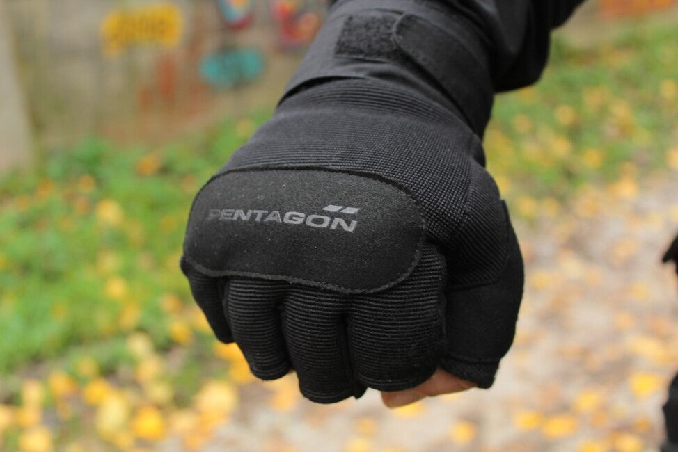 Pentagon Handschuhe fingerlos Duty Mechanic 1/2, schwarz