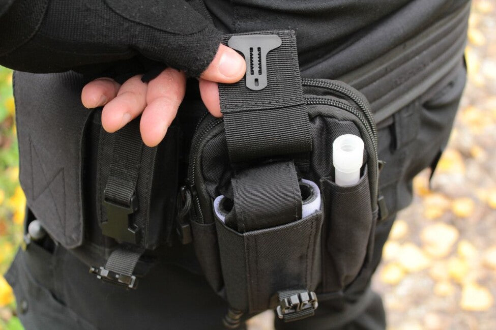 WARAGOD Kornett taktische tasche, schwarz