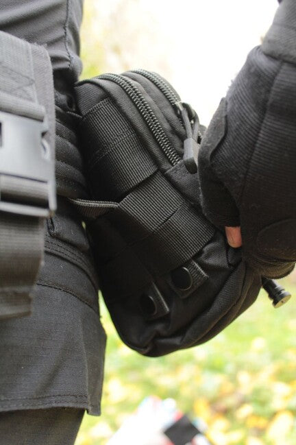 WARAGOD Kornett taktische tasche, schwarz