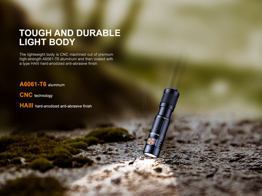 Fenix E05R aufladbare minitaschenlampe – grün