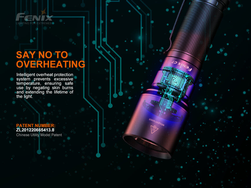 Fenix C7 Aufladbare taschenlampe