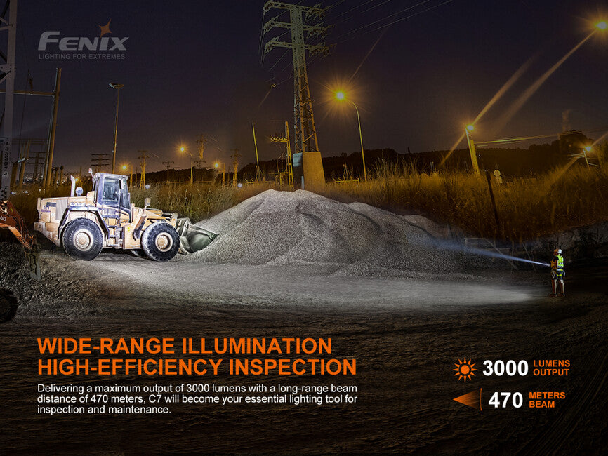 Fenix C7 Aufladbare taschenlampe