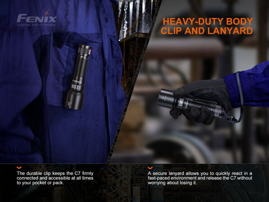 Fenix C7 Aufladbare taschenlampe