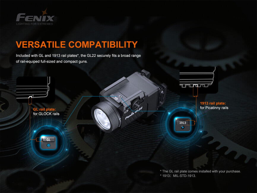 Fenix GL22 waffenlicht