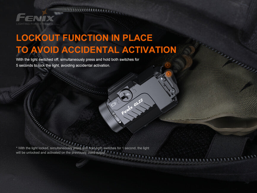 Fenix GL22 waffenlicht