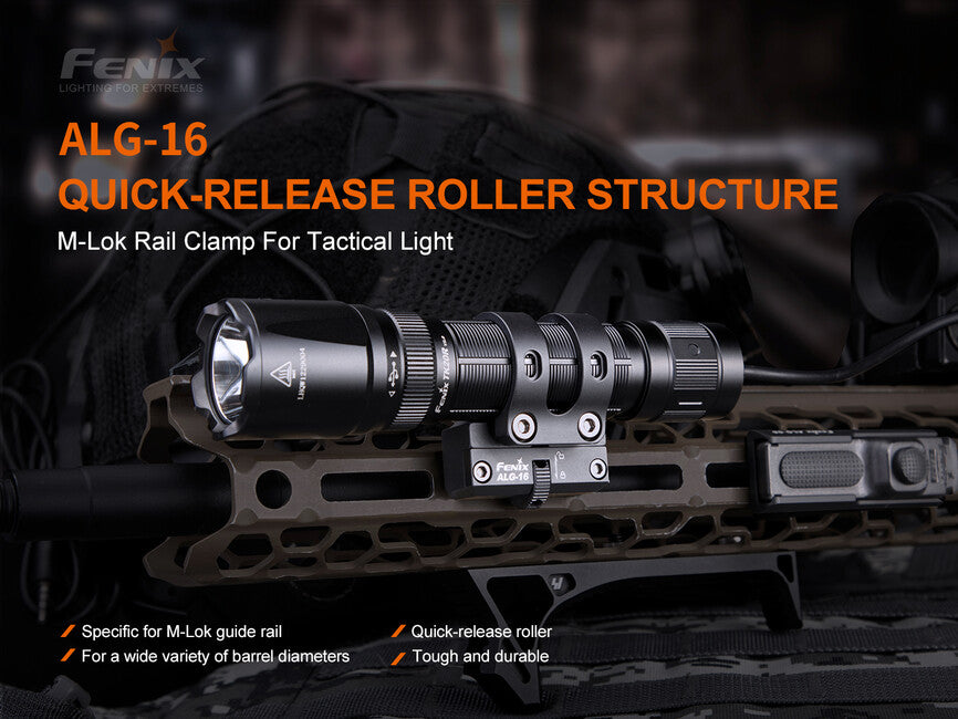 Fenix ALG-16 metallhalterung für lampen zu m-lok, schwarz