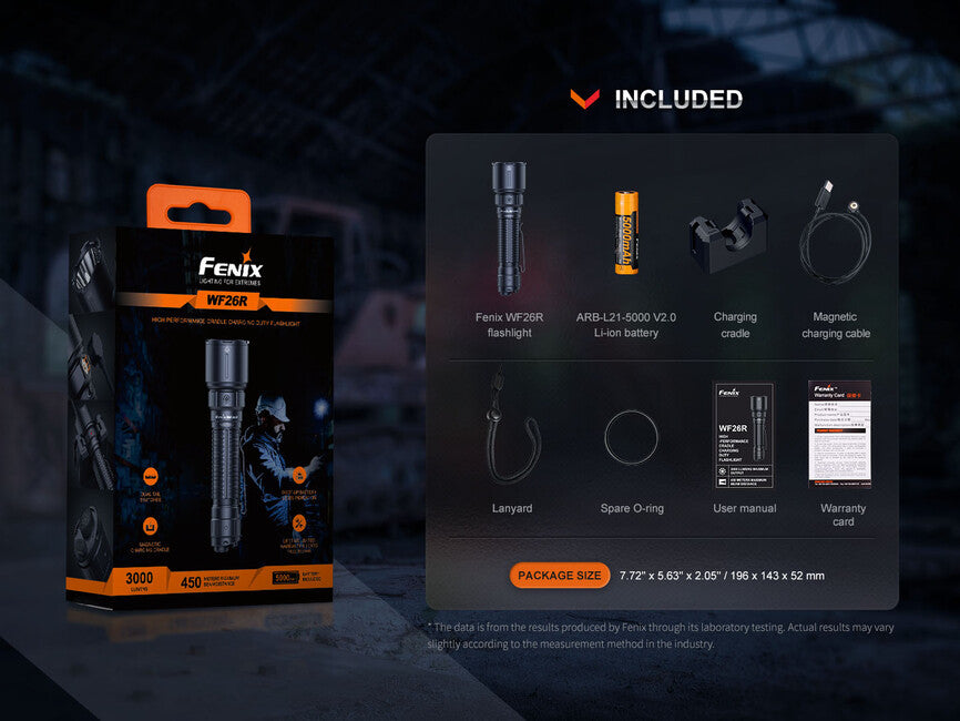 Fenix WF26R wiederaufladbare Dienstleuchte