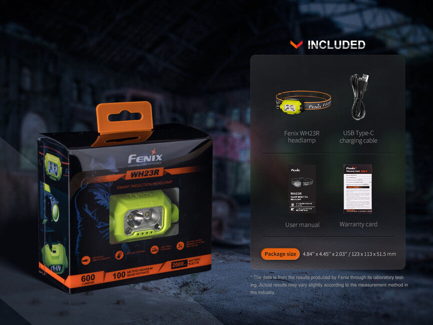 Fenix WH23R Arbeits-Akku-Stirnlampe
