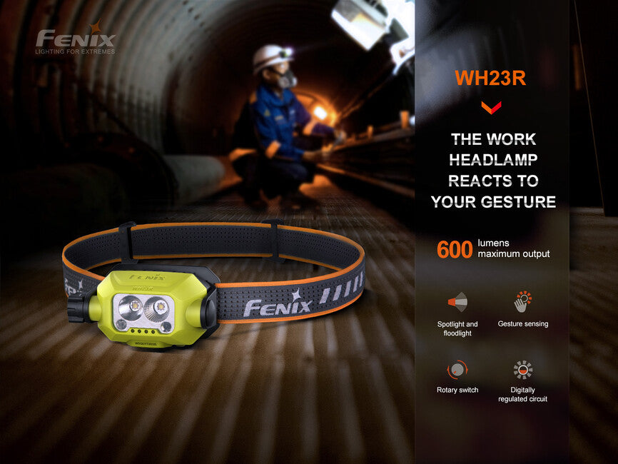 Fenix WH23R Arbeits-Akku-Stirnlampe