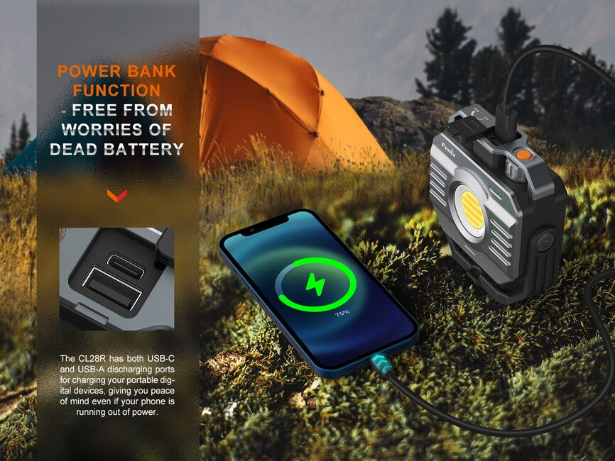 Fenix CL28R Arbeitslicht und Powerbank