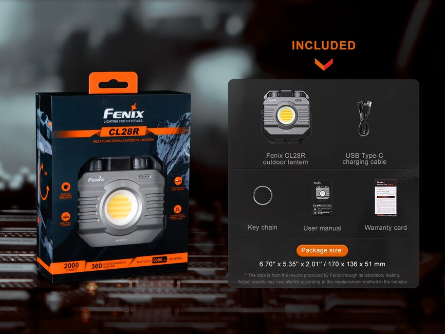 Fenix CL28R Arbeitslicht und Powerbank