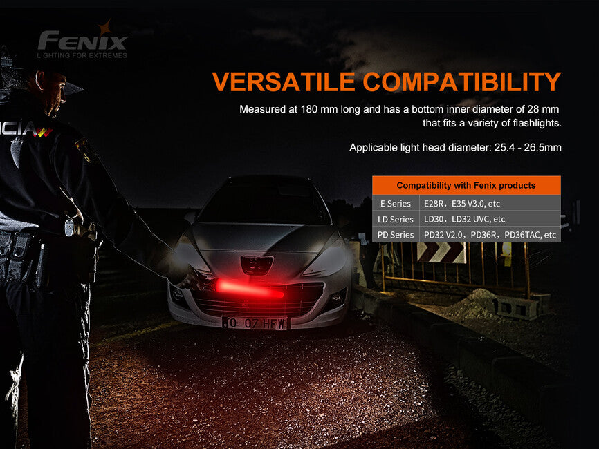 Fenix AOT-S+ warnleitkegel der polizei