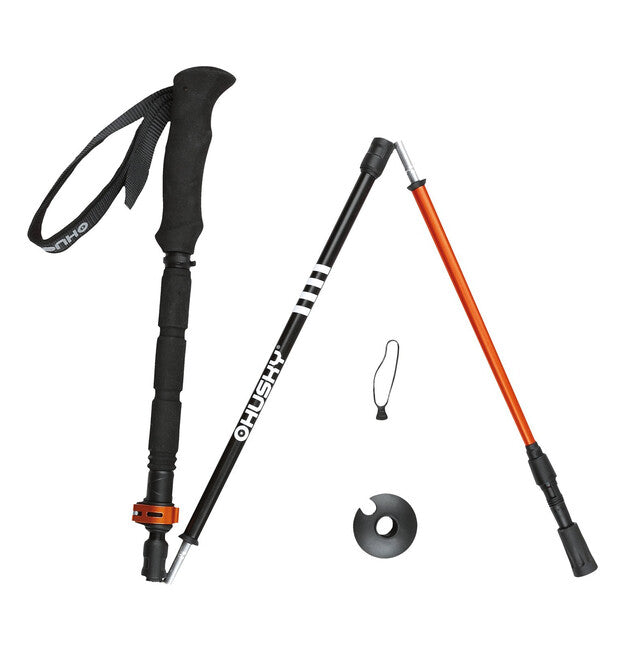 HUSKY Scrod trekkingstöcke schwarz/orange