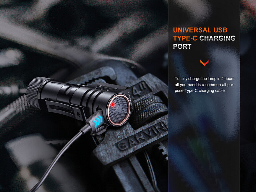Fenix HM71R stirnlampe wiederaufladbare
