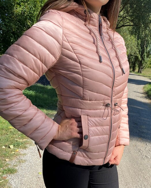 Marikoo ANIYAA damen-Übergangsjacke mit Kapuze, rosa