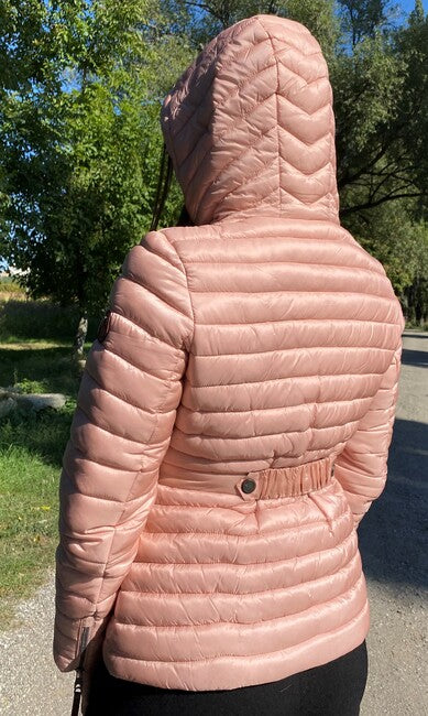 Marikoo ANIYAA damen-Übergangsjacke mit Kapuze, rosa