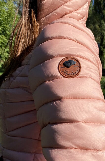Marikoo ANIYAA damen-Übergangsjacke mit Kapuze, rosa
