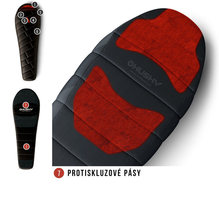 HUSKY Schlafsack Premium Proud -29°C schwarz