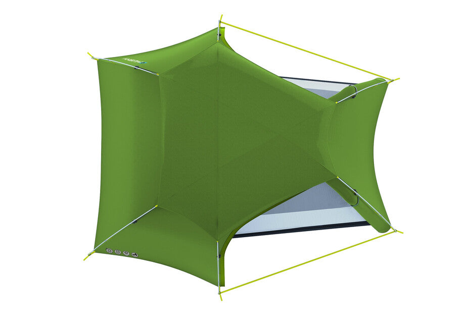 HUSKY Sawaj Triton 3 Ultralight Zelt, grün