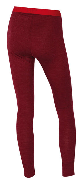 HUSKY Merino thermounterwäsche damenhose dark brick