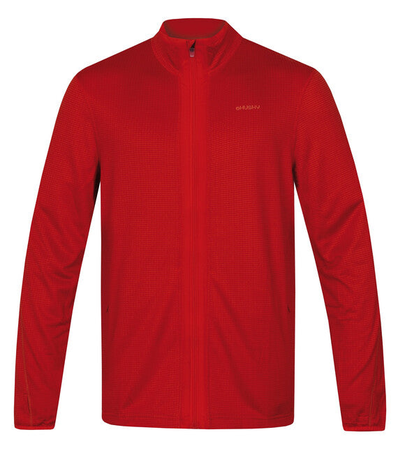 HUSKY Herren-Sweatshirt na zips Artic Zip M cervena/sv. tehlova