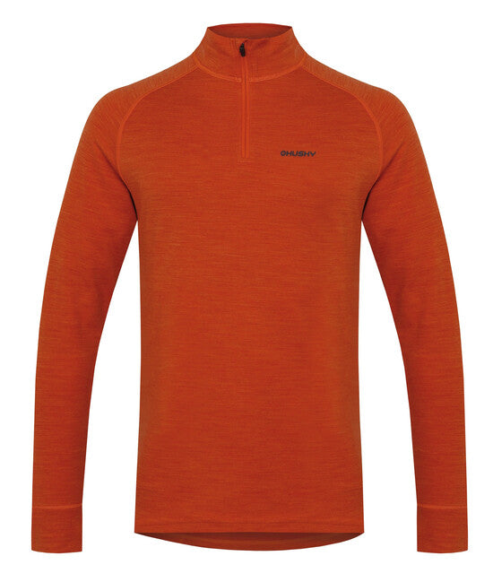 HUSKY Aron Zip Herren-Merino-Sweatshirt, M