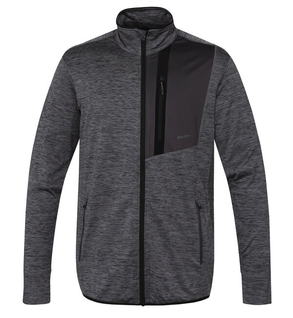 HUSKY Ane men's zip-up sweatshirt, dark grey