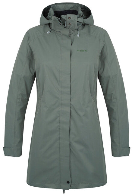 HUSKY Nut women's hardshell coat, green