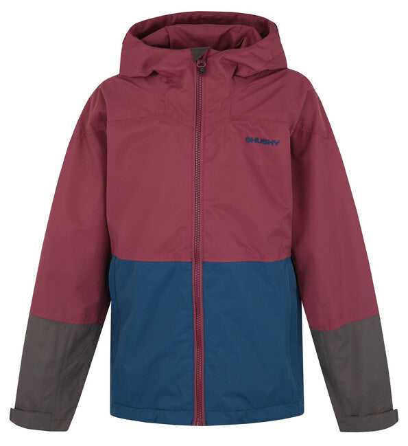 HUSKY Kids Nicker K hardshell-jacke dunkelburgund/dunkelblau