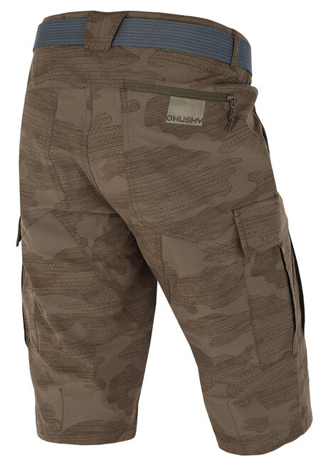 HUSKY Kalfer Herren-Funktions-Shorts, dunkelkhaki