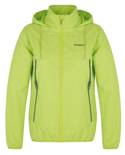 HUSKY Sonny Damen-Softshelljacke, leuchtend grün