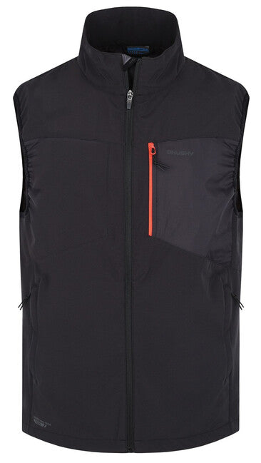 HUSKY Salien M ανδρικό softshell γιλέκο, μαύρο