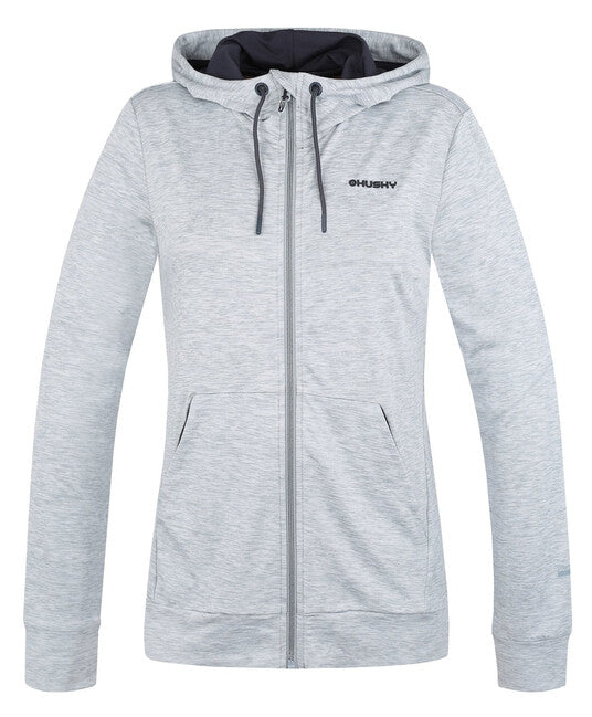 HUSKY Damen- Kapuzenpullover Alony svetlo seda