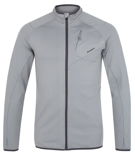 HUSKY Tarp Herren Sweatshirt mit Reißverschluss M, grau