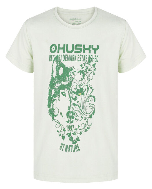 HUSKY Tash K μπλουζάκι λειτουργικό παιδικό, ανοιχτό πράσινο