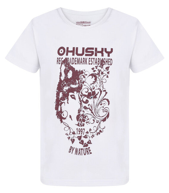 HUSKY Kinder- funkcne T-Shirt Tash K weiß