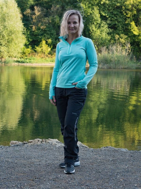 HUSKY Artic Damen-Rollkragen-Sweatshirt, türkis