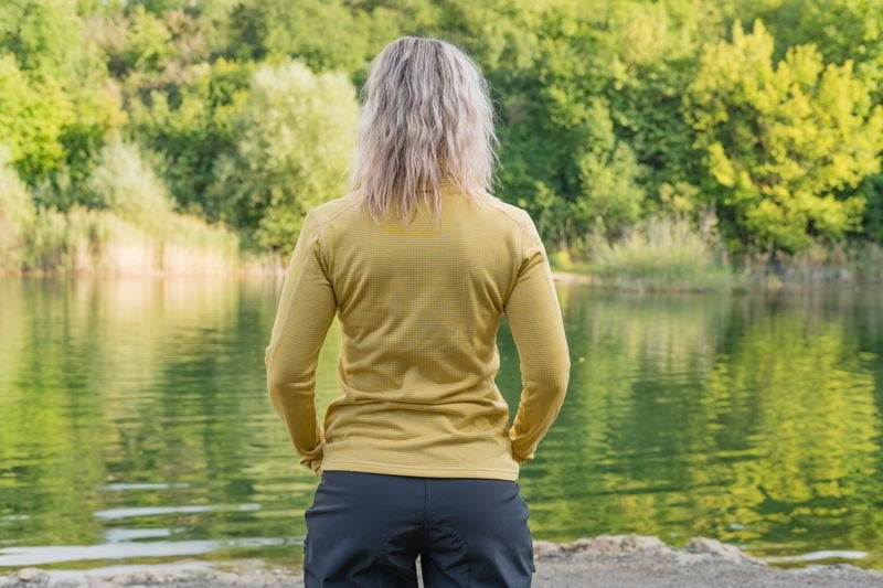 HUSKY Artic damen-Rollkragenpullover gelb