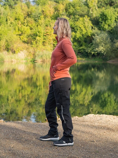 HUSKY Artic Zip Damen-Sweatshirt mit Reißverschluss, rot