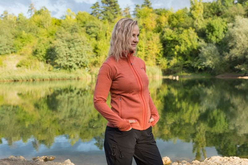 HUSKY Artic Zip γυναικείο φούτερ με φερμουάρ, τιρκουάζ