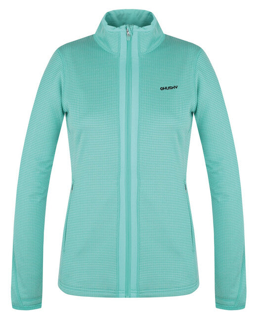 HUSKY Artic Zip γυναικείο φούτερ με φερμουάρ, τιρκουάζ